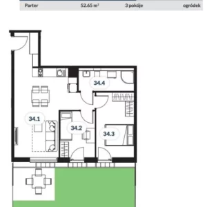 2 bedroom apartment 53 m² Hel, Poland