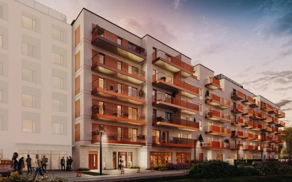 2 room apartment 43 m² Warsaw, Poland - obrazek 2