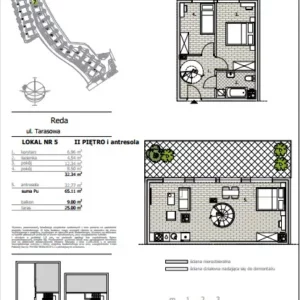 Multilevel apartments 2 bedrooms 65 m² Reda, Poland