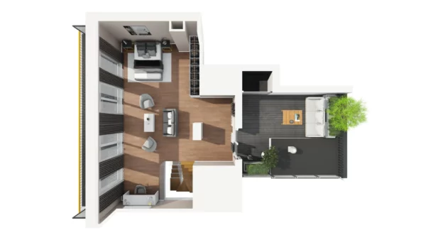 4 room apartment 104 m² Warsaw, Poland