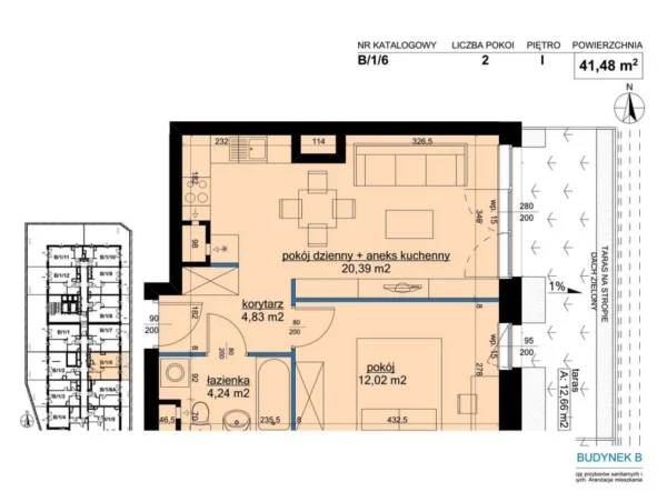 1 bedroom apartment 41 m² Poznan, Poland - obrazek 6