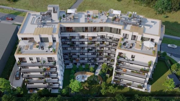 2 room apartment 40 m² Warsaw, Poland