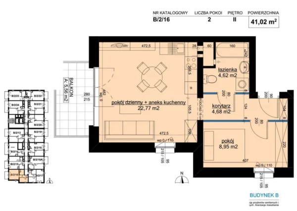 1 bedroom apartment 41 m² Poznan, Poland - obrazek 6