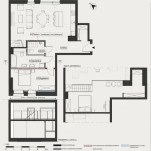 Multilevel apartments 2 bedrooms 109 m² Gdansk, Poland