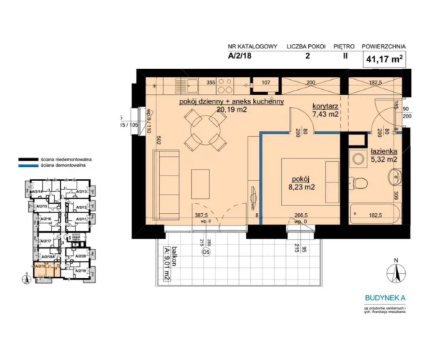 1 bedroom apartment 41 m² Poznan, Poland - obrazek 6