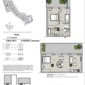 Multilevel apartments 2 bedrooms 65 m² Reda, Poland