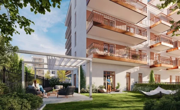 2 room apartment 43 m² Warsaw, Poland
