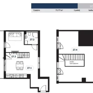 Multilevel apartments 2 bedrooms 72 m² Hel, Poland