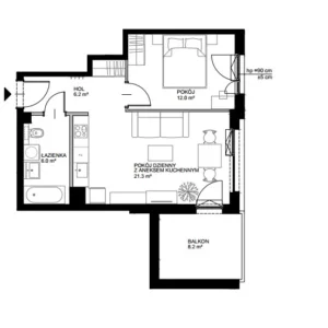 1 bedroom apartment 47 m² Gdansk, Poland