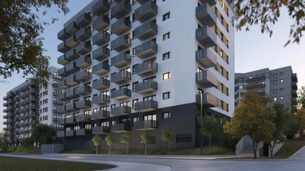 2 room apartment 43 m² Poznan, Poland - obrazek 7