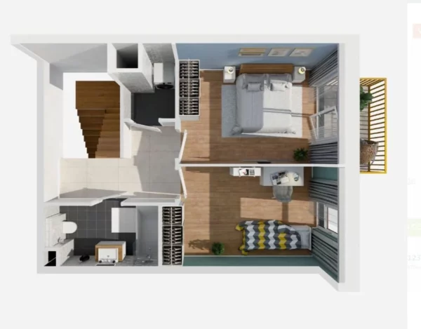 Multilevel apartments 2 bedrooms  Warsaw, Poland - obrazek 3