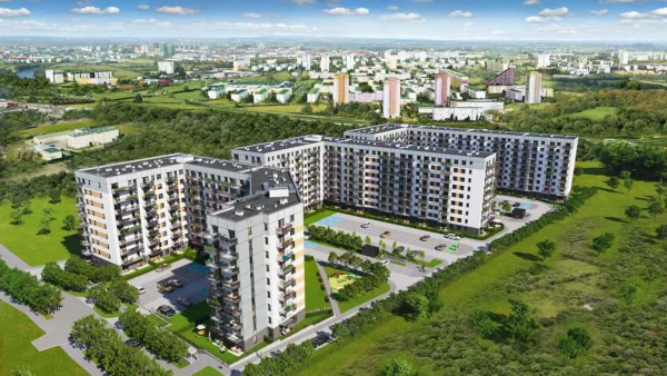 2 room apartment 43 m² Poznan, Poland - obrazek 5