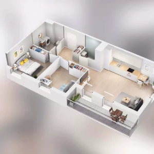 1 bedroom apartment 65 m² Poznan, Poland
