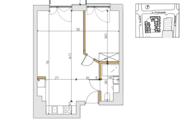 1 bedroom apartment  Warsaw, Poland - obrazek 11