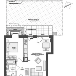1 bedroom apartment 45 m² Gdansk, Poland