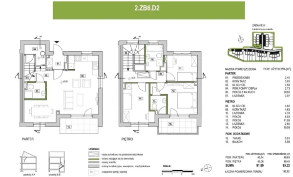 3 bedroom townthouse 95 m² Slomin, Poland - obrazek 5