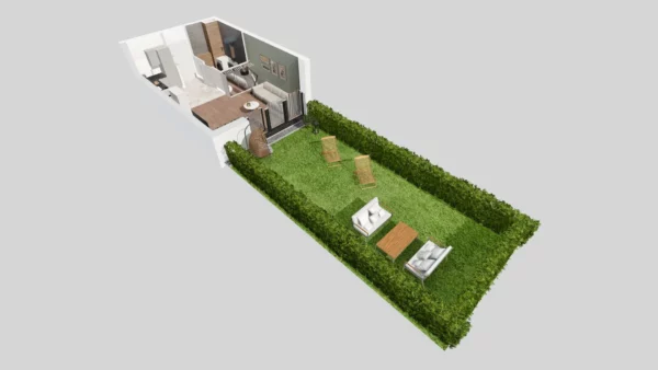 Studio apartment 1 bedroom 29 m² Warsaw, Poland - obrazek 5